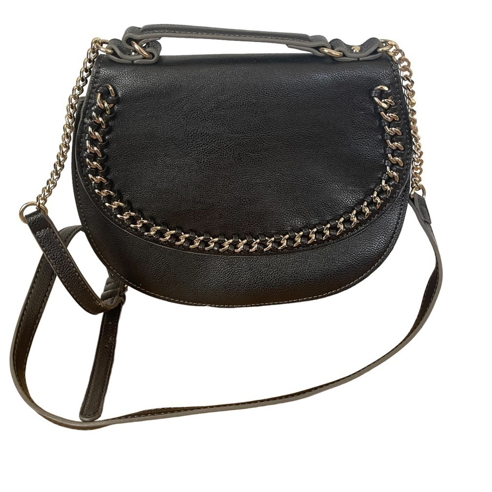Nine West Crossover Crossbody Purse Gold Harware